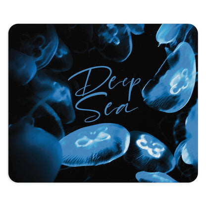Deep Sea Jellyfish Silhouette Eco Friendly Life Aesthetics Ergonomic Non-slip Creative Design Mouse Pad Ichaku [Perfect Gifts Selection]