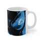 Deep Sea Jellyfish Silhouette Eco Friendly Life Sign Ceramic Mug 11oz Ichaku [Perfect Gifts Selection]