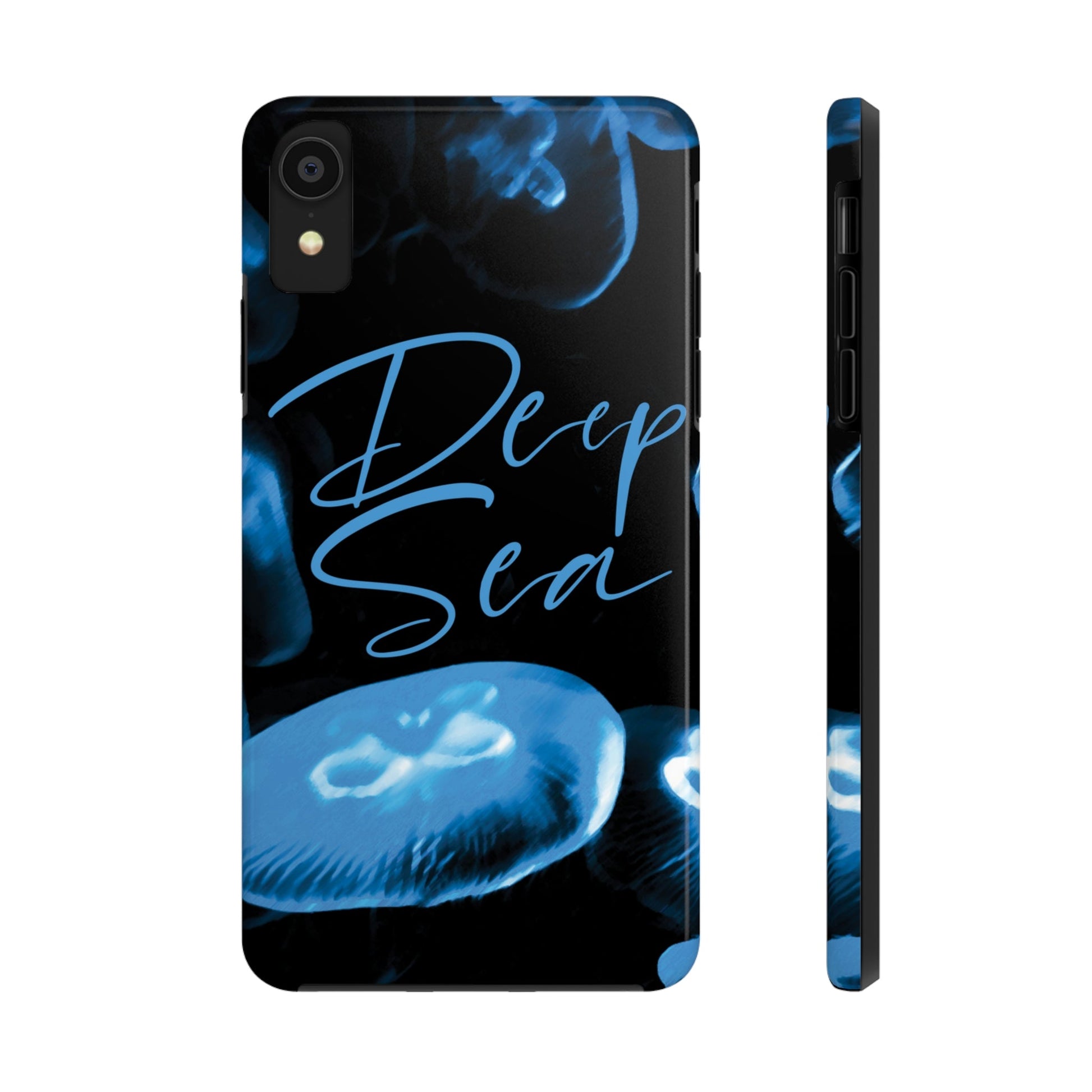 Deep Sea Jellyfish Silhouette Eco Friendly Life Sign Tough Phone Cases Case-Mate Ichaku [Perfect Gifts Selection]