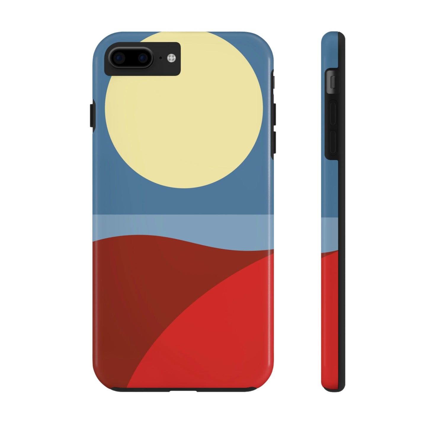 Desert Sunset Abstract Minimal Art Minimalistic Tough Phone Cases Case-Mate Ichaku [Perfect Gifts Selection]