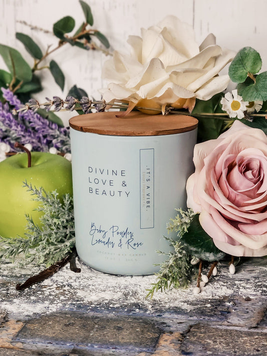 Divine Love & Beauty - 12 oz Luxury Candle Ichaku [Perfect Gifts Selection]