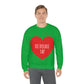 Do Double Tap Heart Romantic National Couples Day Unisex Heavy Blend™ Crewneck Sweatshirt Ichaku [Perfect Gifts Selection]