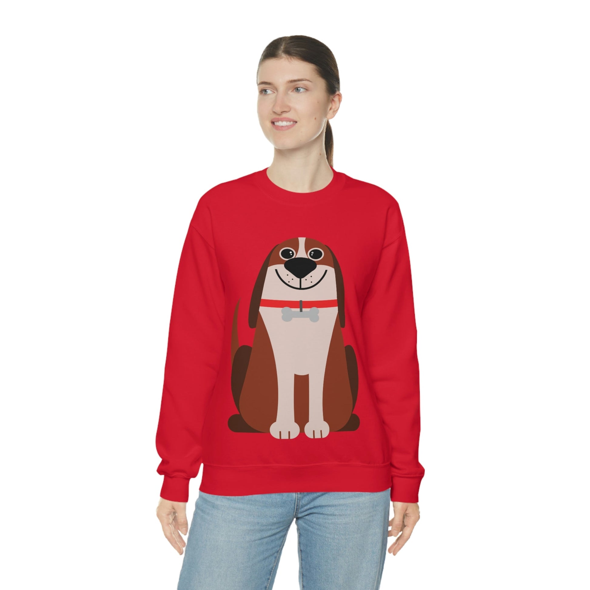 Dog Lovers Anime Cartoon Unisex Heavy Blend™ Crewneck Sweatshirt Ichaku [Perfect Gifts Selection]