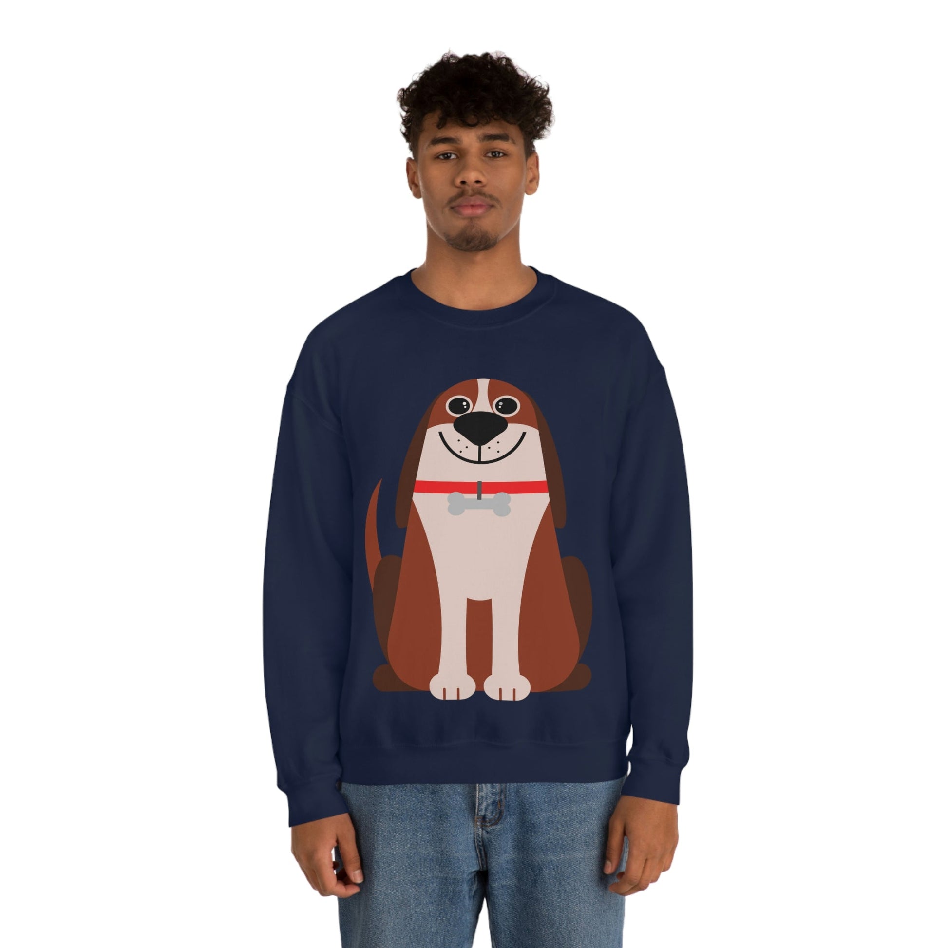 Dog Lovers Anime Cartoon Unisex Heavy Blend™ Crewneck Sweatshirt Ichaku [Perfect Gifts Selection]