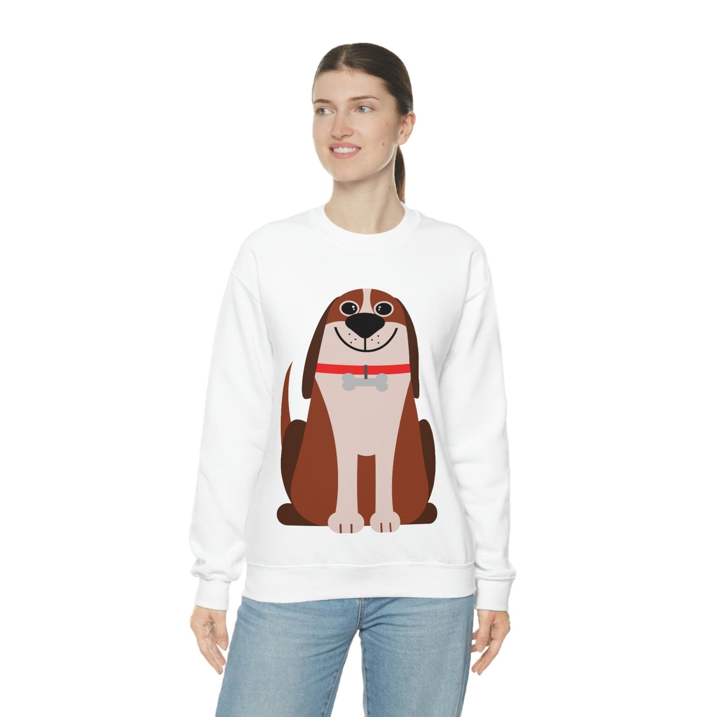 Dog Lovers Anime Cartoon Unisex Heavy Blend™ Crewneck Sweatshirt Ichaku [Perfect Gifts Selection]