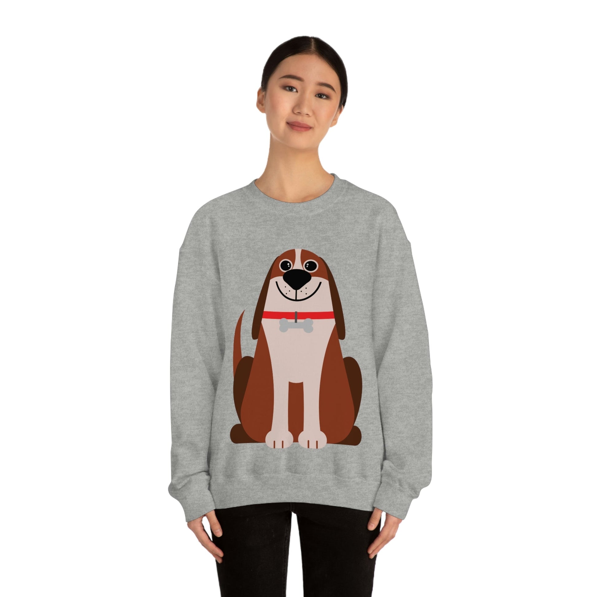 Dog Lovers Anime Cartoon Unisex Heavy Blend™ Crewneck Sweatshirt Ichaku [Perfect Gifts Selection]