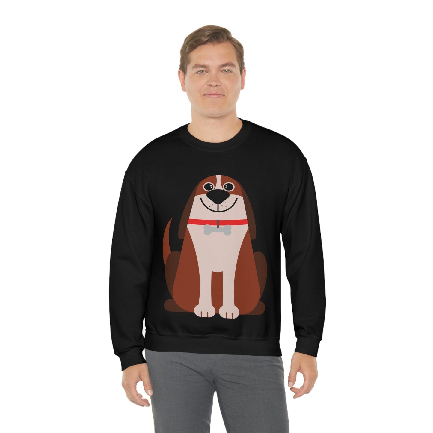 Dog Lovers Anime Cartoon Unisex Heavy Blend™ Crewneck Sweatshirt Ichaku [Perfect Gifts Selection]