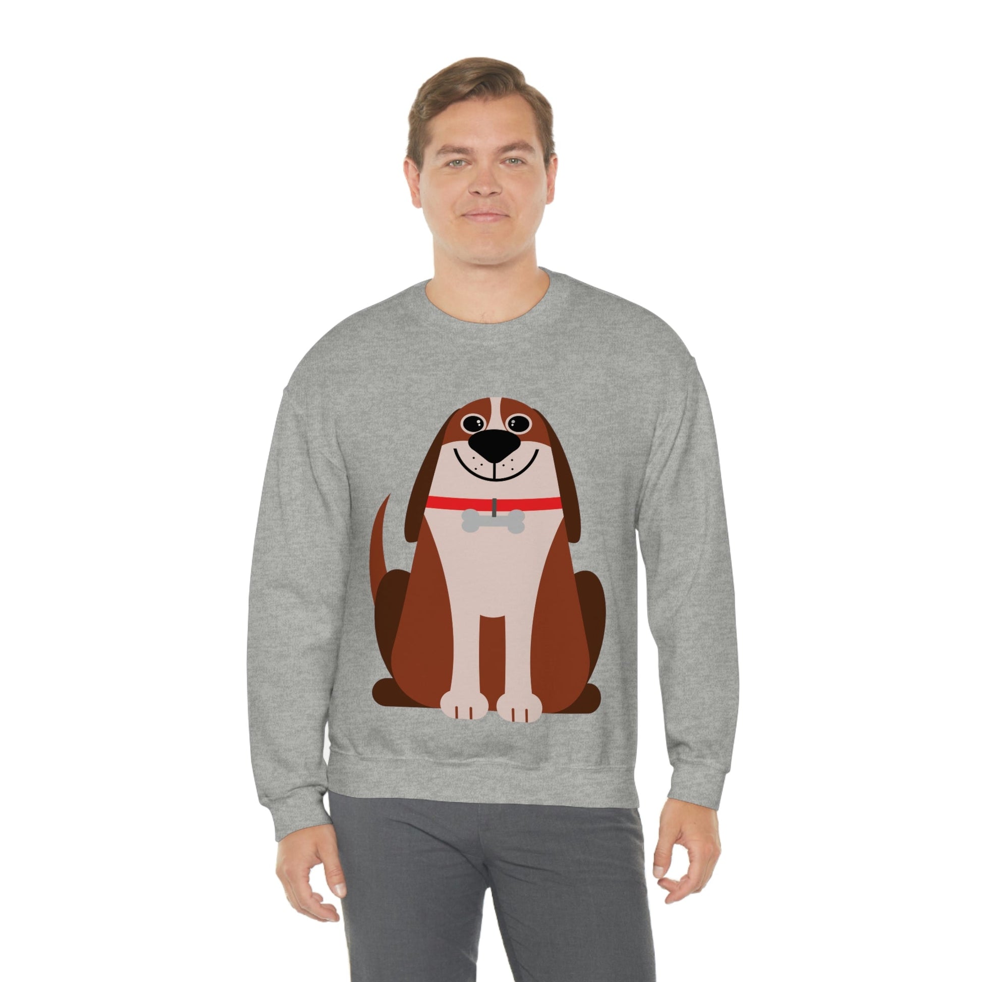 Dog Lovers Anime Cartoon Unisex Heavy Blend™ Crewneck Sweatshirt Ichaku [Perfect Gifts Selection]