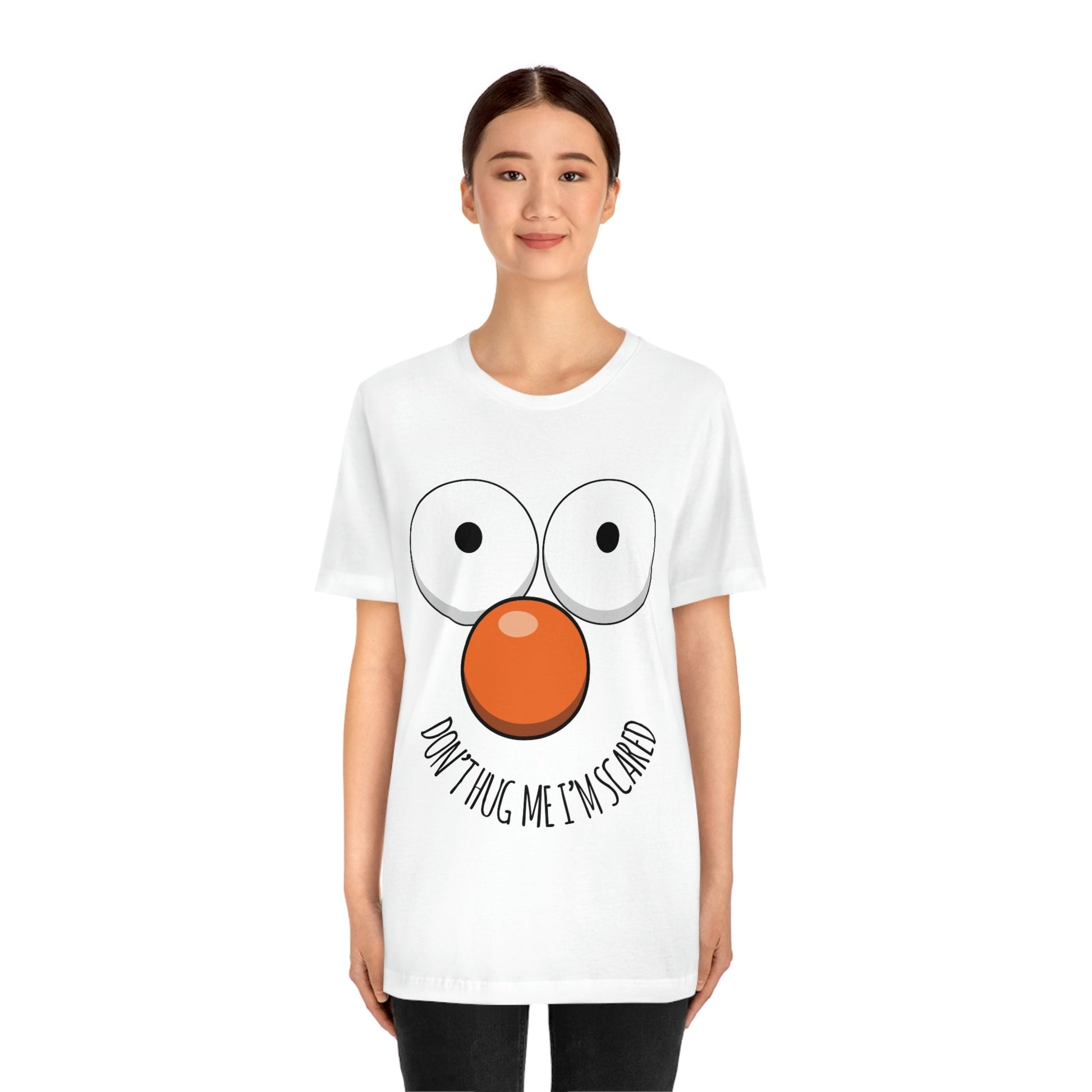 Don`t Hug Me I`M Scared  Unisex Jersey Short Sleeve T-Shirt Ichaku [Perfect Gifts Selection]