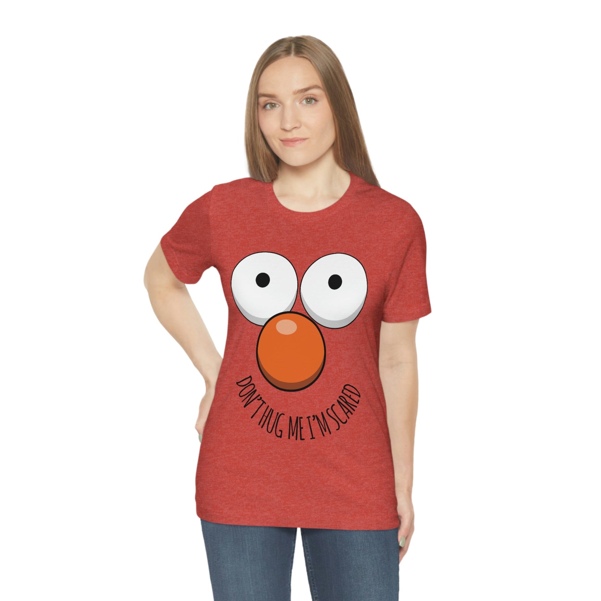 Don`t Hug Me I`M Scared  Unisex Jersey Short Sleeve T-Shirt Ichaku [Perfect Gifts Selection]