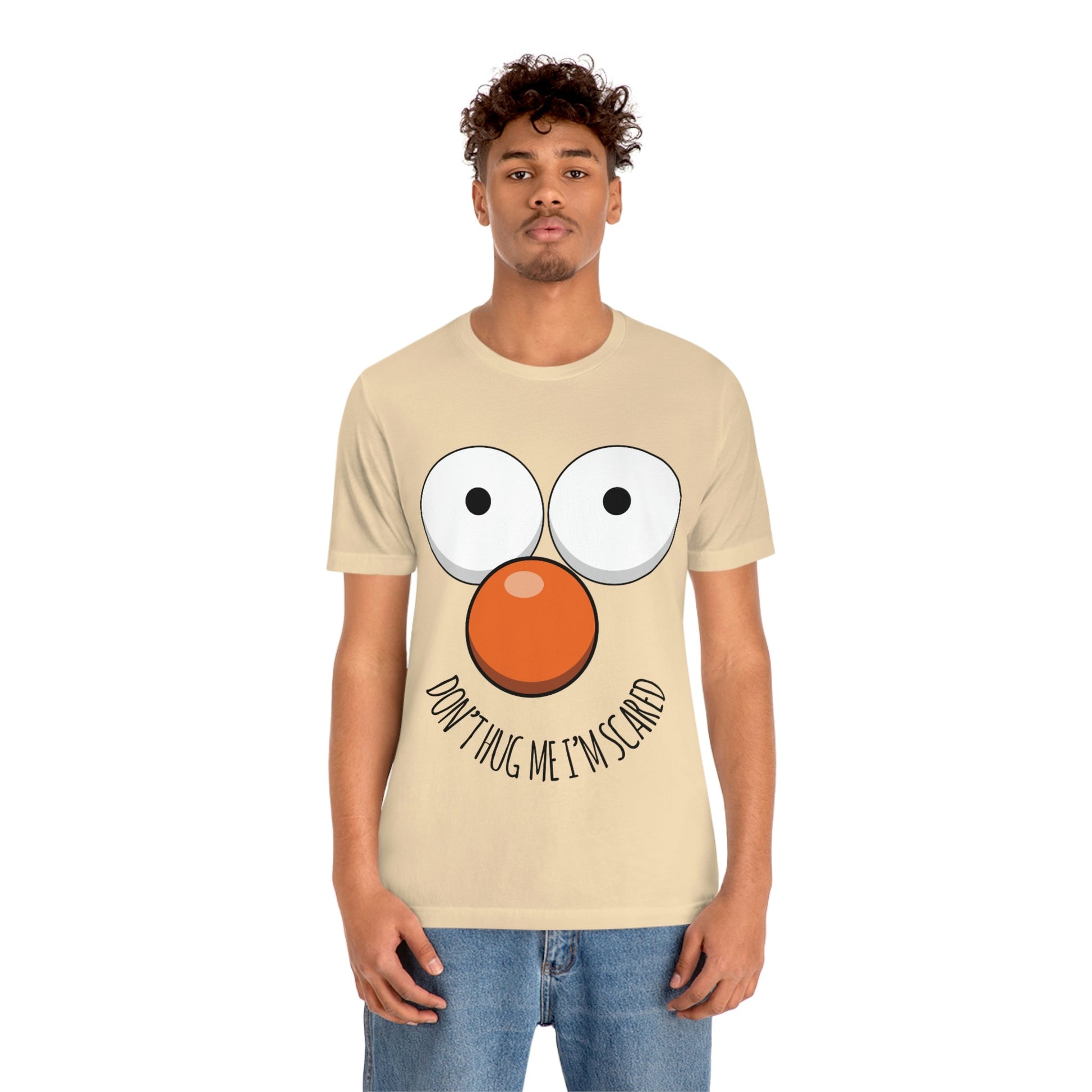 Don`t Hug Me I`M Scared  Unisex Jersey Short Sleeve T-Shirt Ichaku [Perfect Gifts Selection]