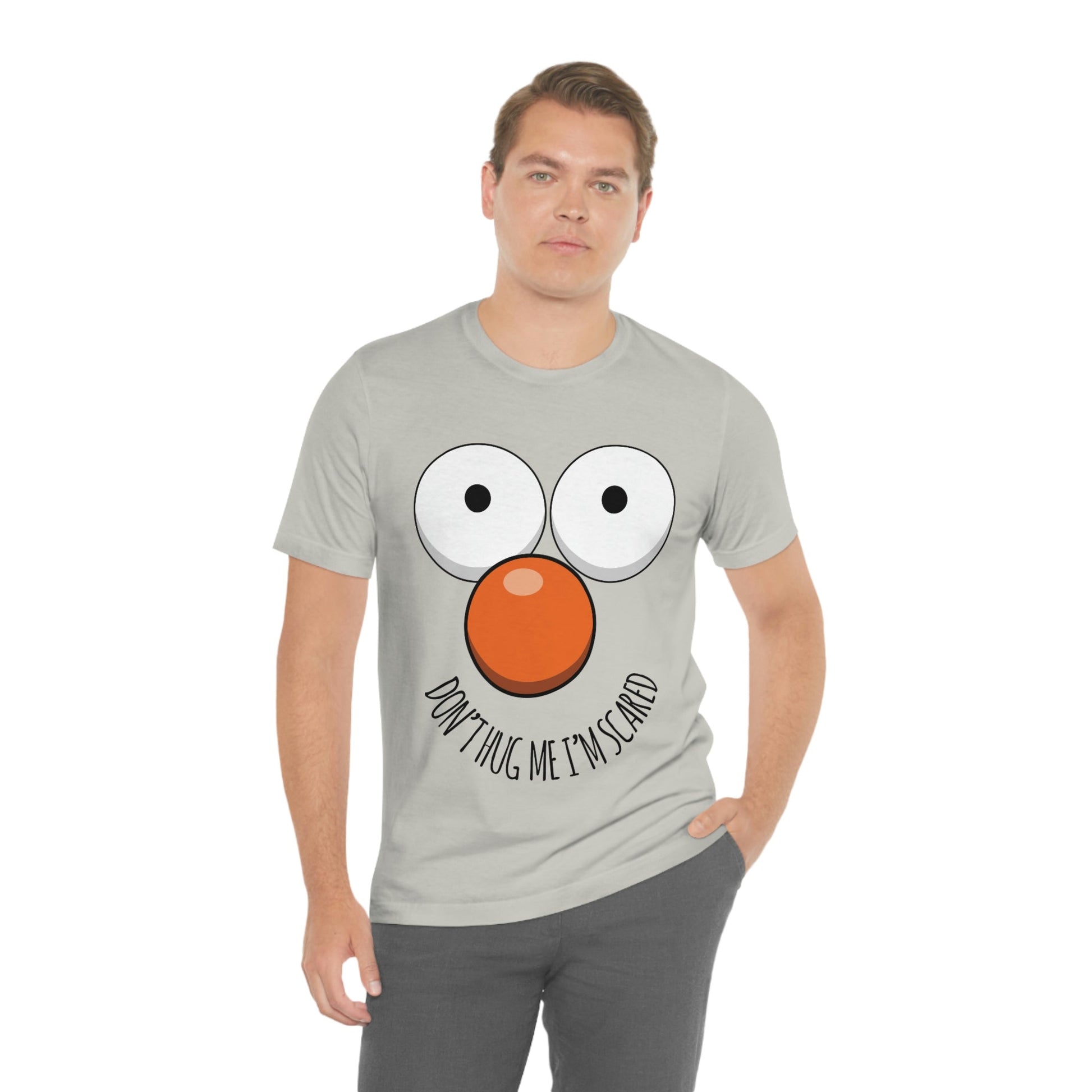 Don`t Hug Me I`M Scared  Unisex Jersey Short Sleeve T-Shirt Ichaku [Perfect Gifts Selection]