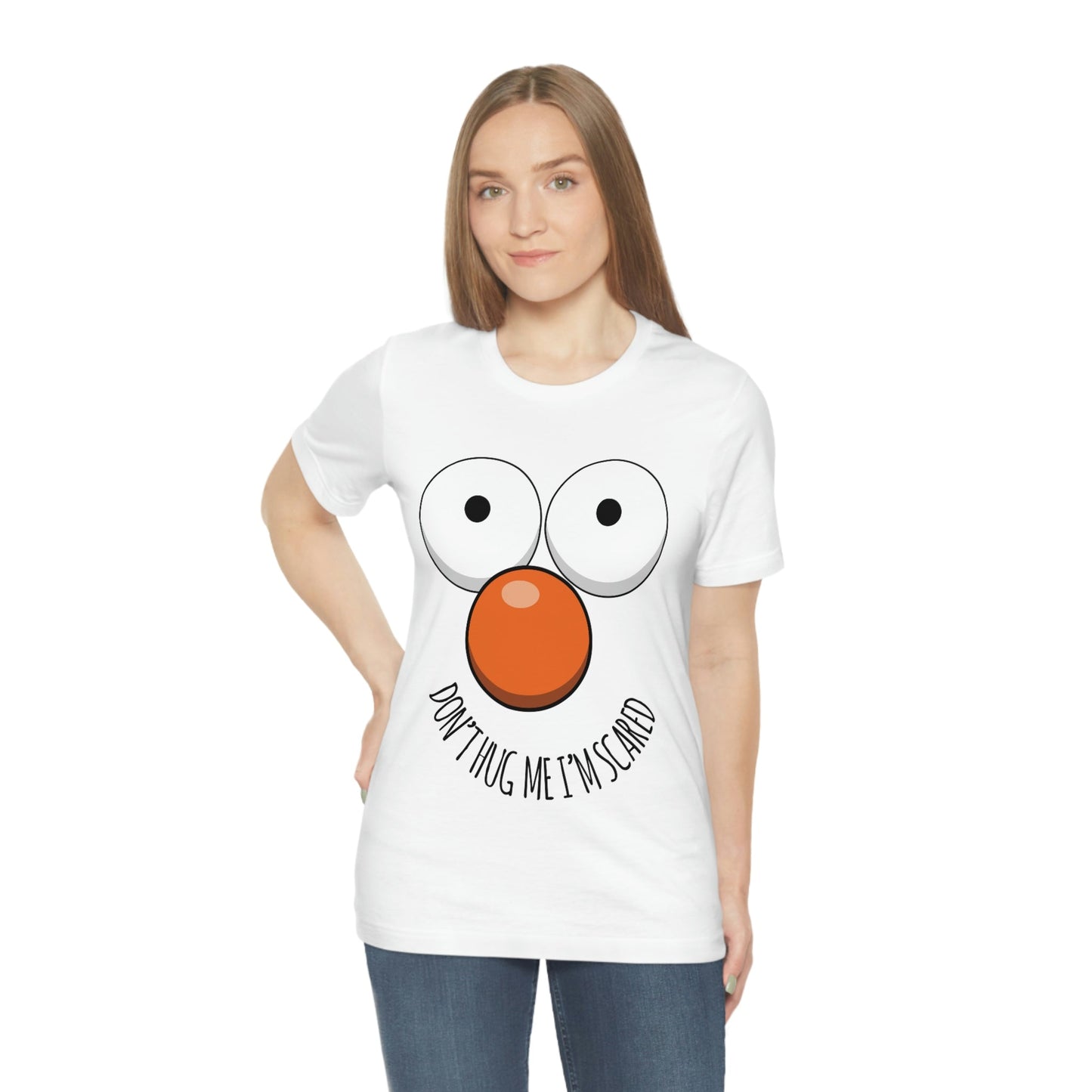 Don`t Hug Me I`M Scared  Unisex Jersey Short Sleeve T-Shirt Ichaku [Perfect Gifts Selection]