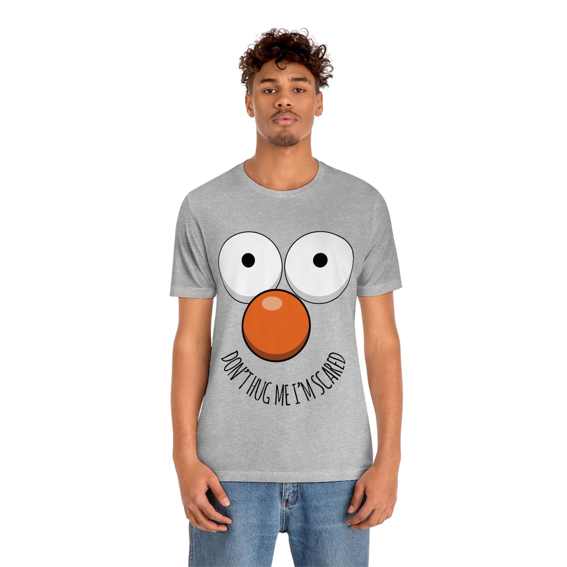 Don`t Hug Me I`M Scared  Unisex Jersey Short Sleeve T-Shirt Ichaku [Perfect Gifts Selection]