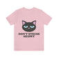 Don't Stress Meowt Funny Cat Meme Quotes Unisex Jersey Short Sleeve T-Shirt Ichaku [Perfect Gifts Selection]