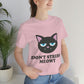 Don't Stress Meowt Funny Cat Meme Quotes Unisex Jersey Short Sleeve T-Shirt Ichaku [Perfect Gifts Selection]