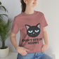 Don't Stress Meowt Funny Cat Meme Quotes Unisex Jersey Short Sleeve T-Shirt Ichaku [Perfect Gifts Selection]