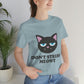 Don't Stress Meowt Funny Cat Meme Quotes Unisex Jersey Short Sleeve T-Shirt Ichaku [Perfect Gifts Selection]