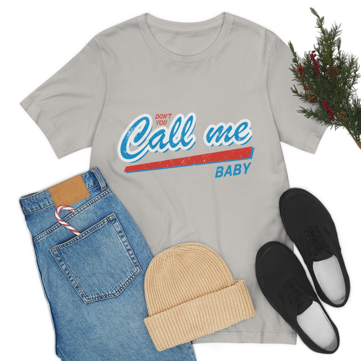 Don`t You Call me Baby Retro Music Classic Unisex Jersey Short Sleeve T-Shirt Ichaku [Perfect Gifts Selection]