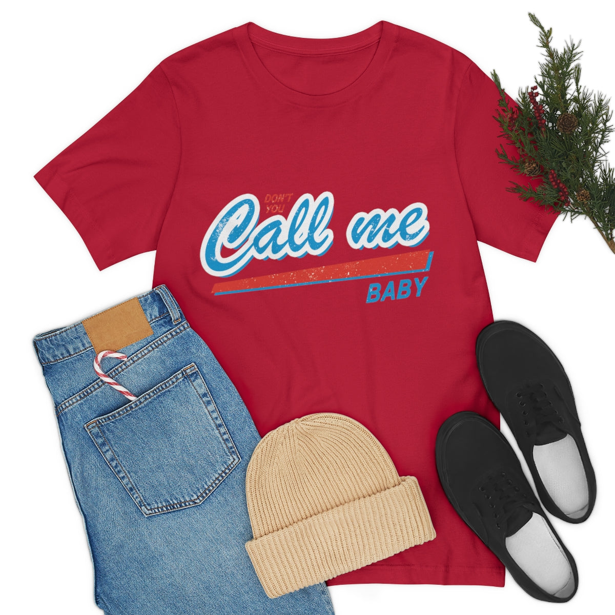 Don`t You Call me Baby Retro Music Classic Unisex Jersey Short Sleeve T-Shirt Ichaku [Perfect Gifts Selection]