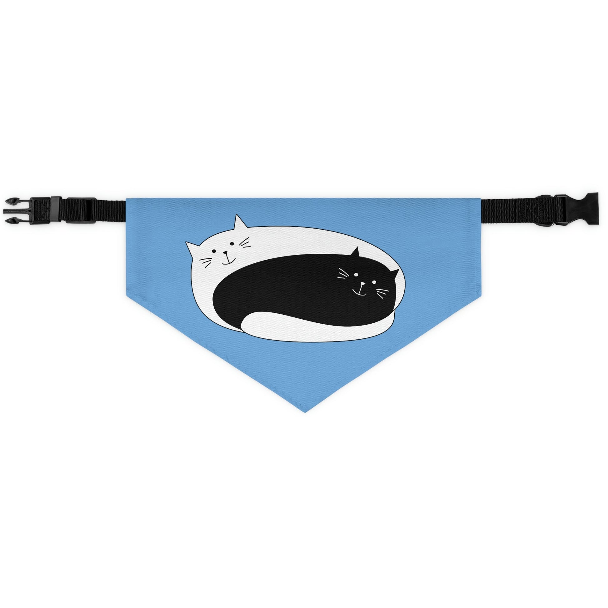 Dzen Cat Lovers Asian Style Cats Monochrome Pet Bandana Collar Ichaku [Perfect Gifts Selection]
