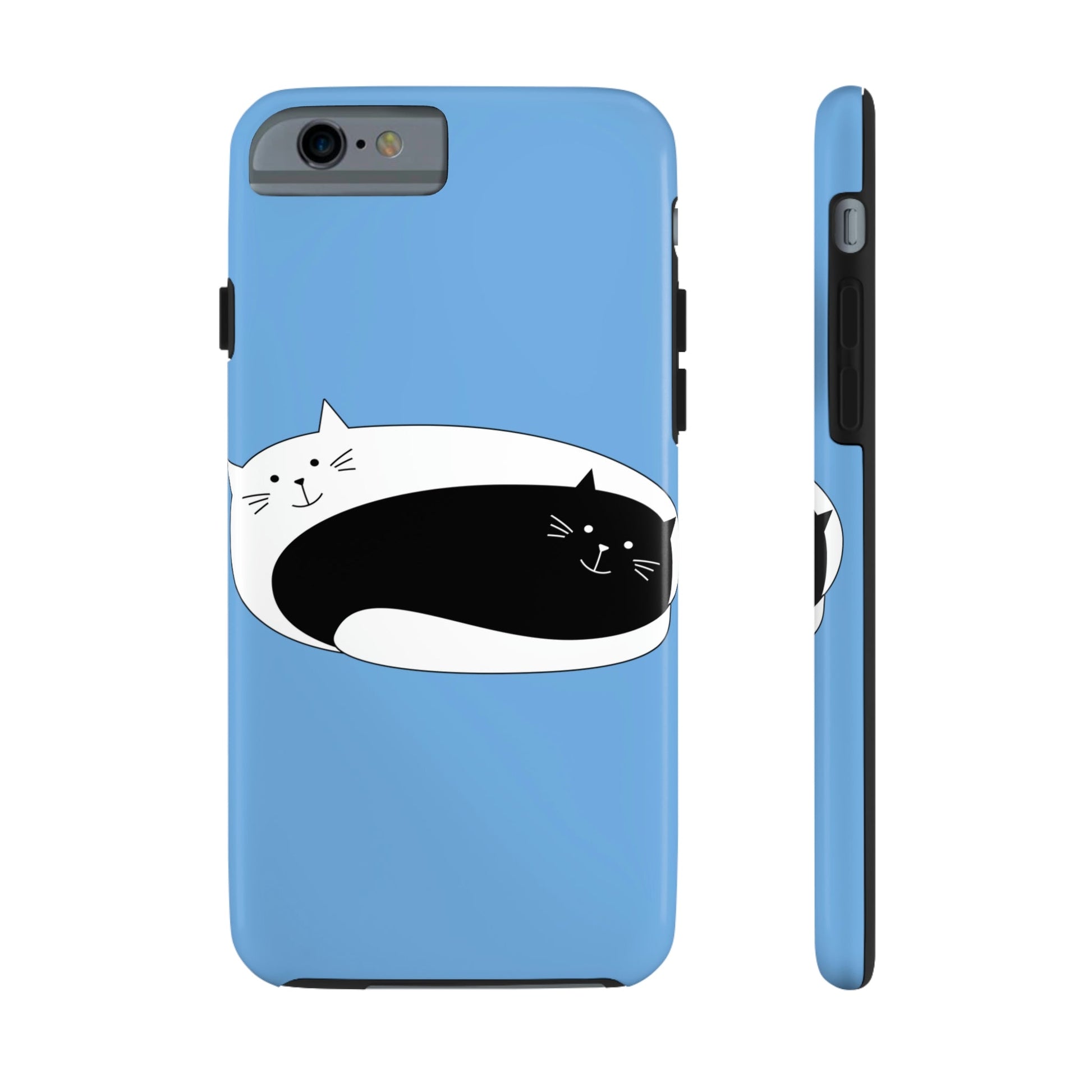 Dzen Cat Lovers Asian Style Cats Monochrome Tough Phone Cases Case-Mate Ichaku [Perfect Gifts Selection]