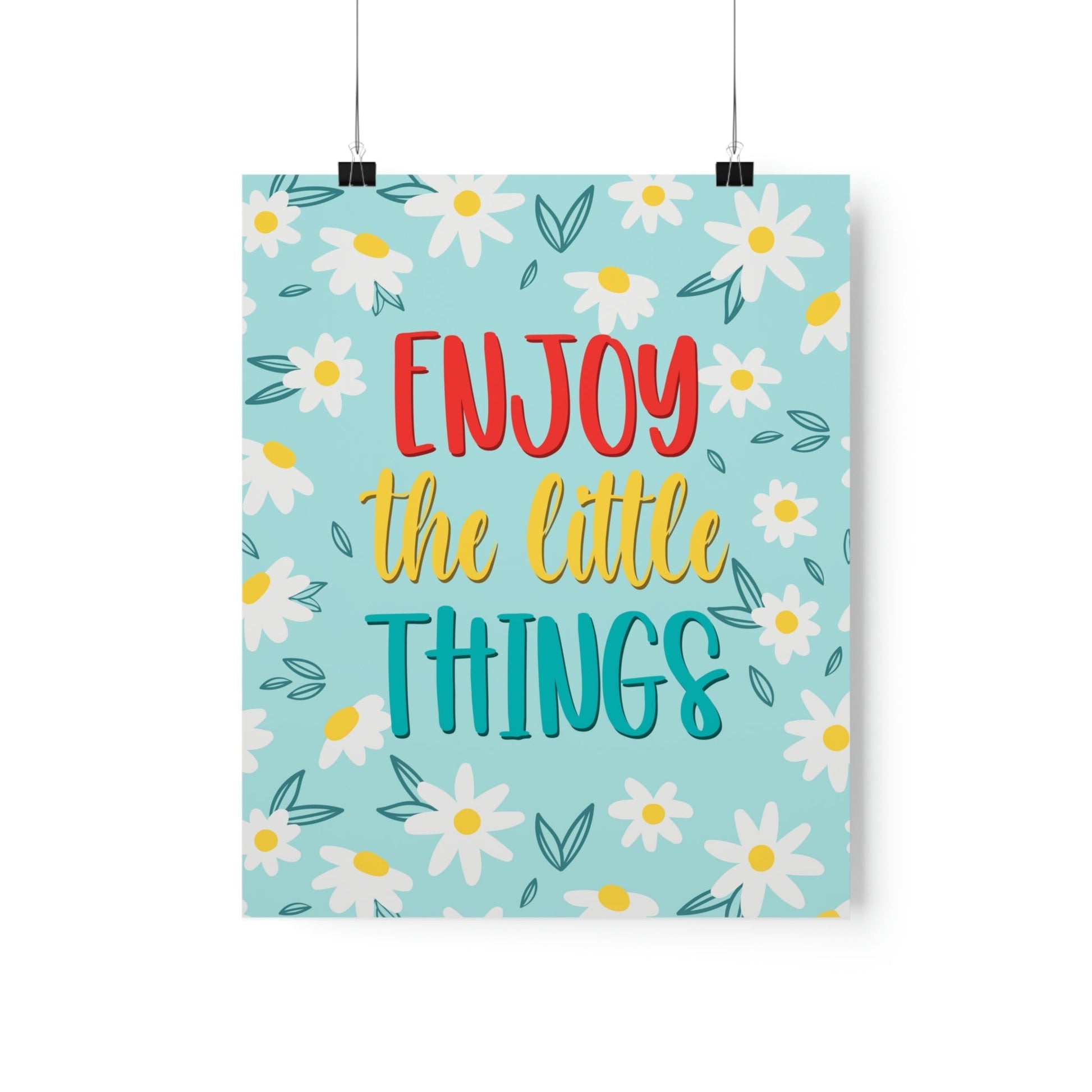 Enjoy The Little Things Art Aesthetics Premium Matte Vertical Posters Ichaku [Perfect Gifts Selection]