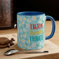 Enjoy The Little Things Art Classic Accent Coffee Mug 11oz Ichaku [Perfect Gifts Selection]