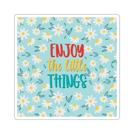 Enjoy The Little Things Art Die-Cut Sticker Ichaku [Perfect Gifts Selection]