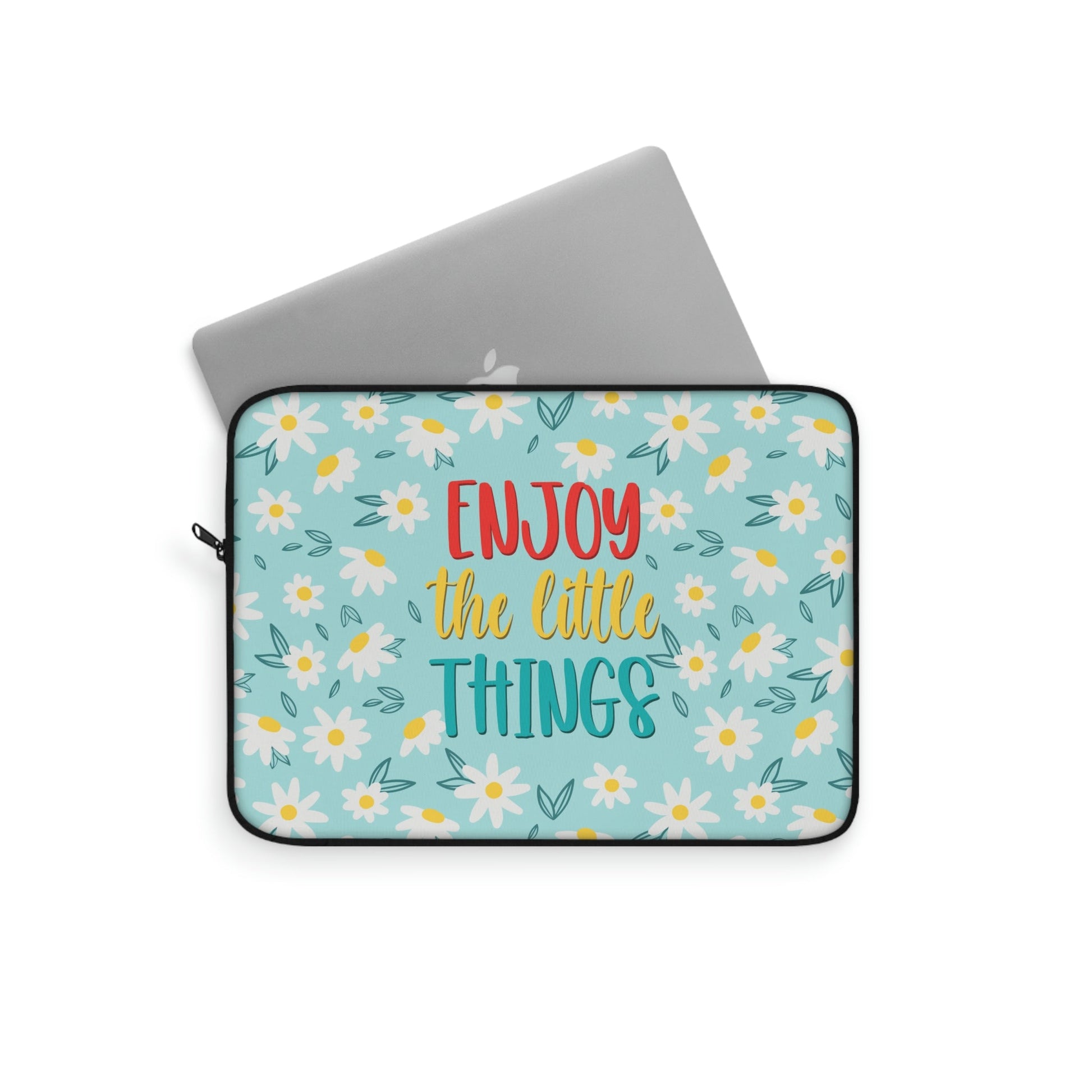 Enjoy The Little Things Art Laptop Sleeve Ichaku [Perfect Gifts Selection]