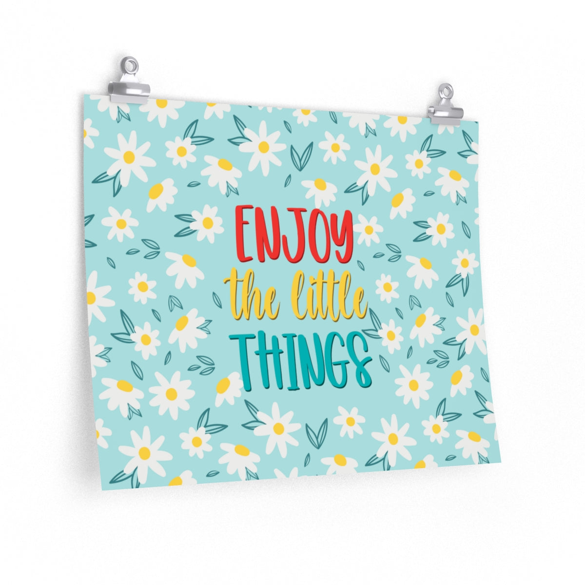 Enjoy The Little Things Art Premium Matte Horizontal Posters Ichaku [Perfect Gifts Selection]