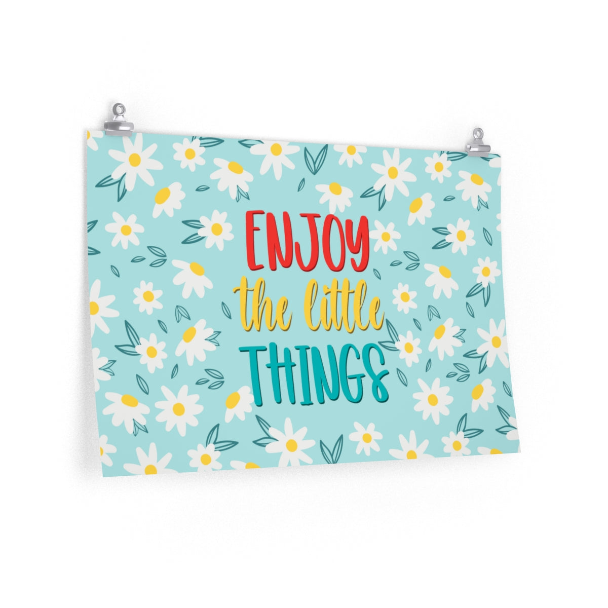 Enjoy The Little Things Art Premium Matte Horizontal Posters Ichaku [Perfect Gifts Selection]