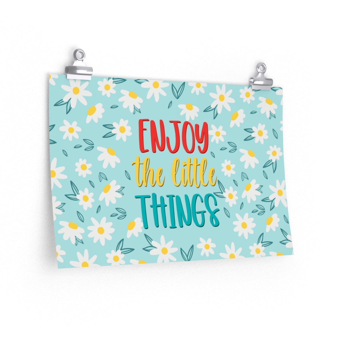 Enjoy The Little Things Art Premium Matte Horizontal Posters Ichaku [Perfect Gifts Selection]