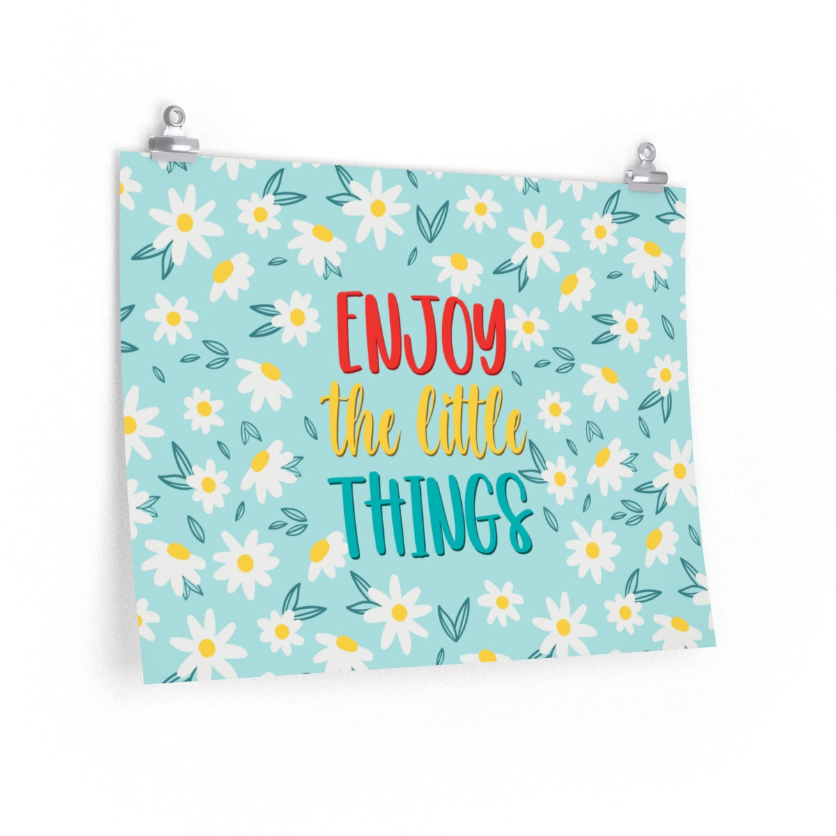 Enjoy The Little Things Art Premium Matte Horizontal Posters Ichaku [Perfect Gifts Selection]