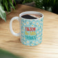 Enjoy The Little Things Art Text Ceramic Mug 11oz Ichaku [Perfect Gifts Selection]