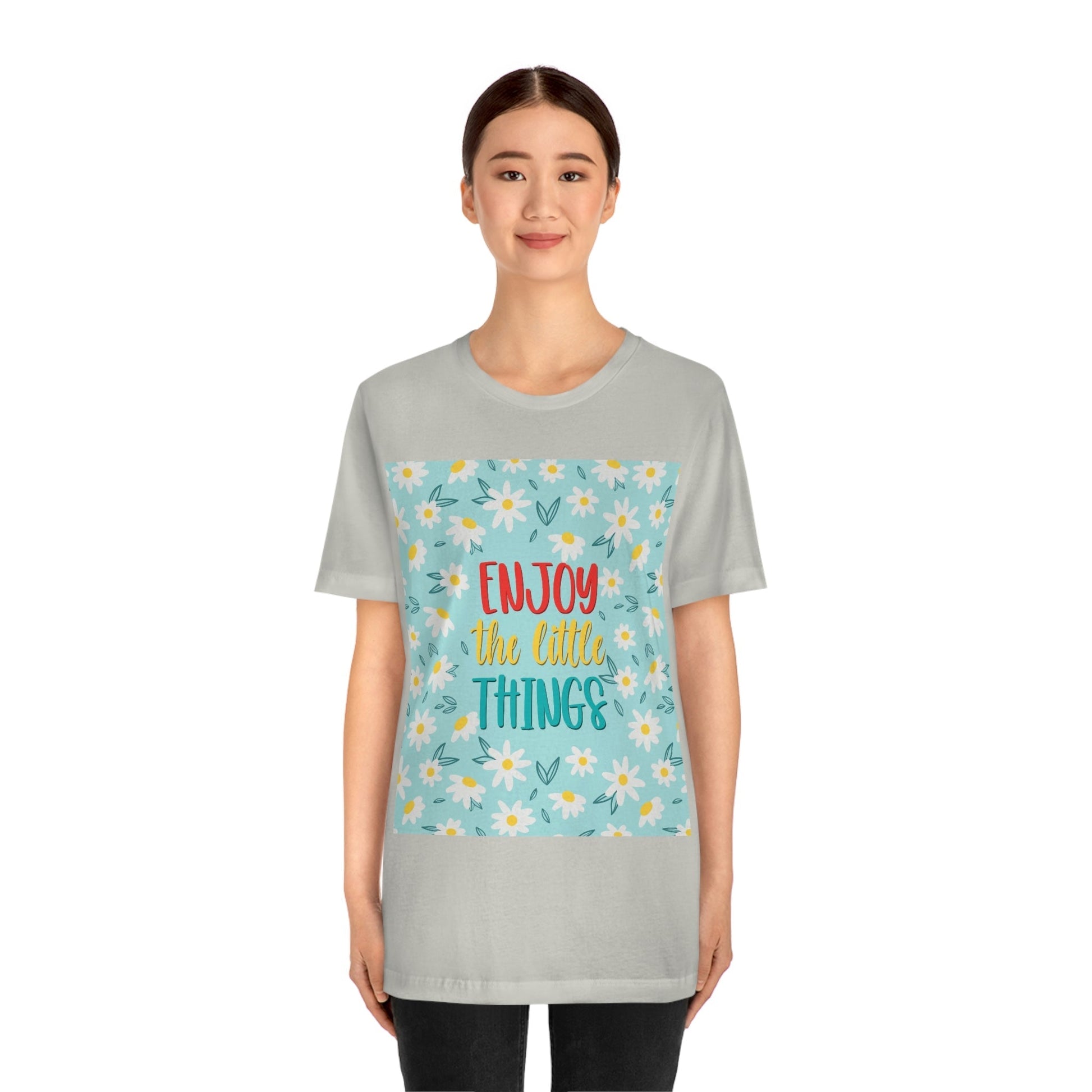 Enjoy The Little Things Art Unisex Jersey Short Sleeve T-Shirt Ichaku [Perfect Gifts Selection]