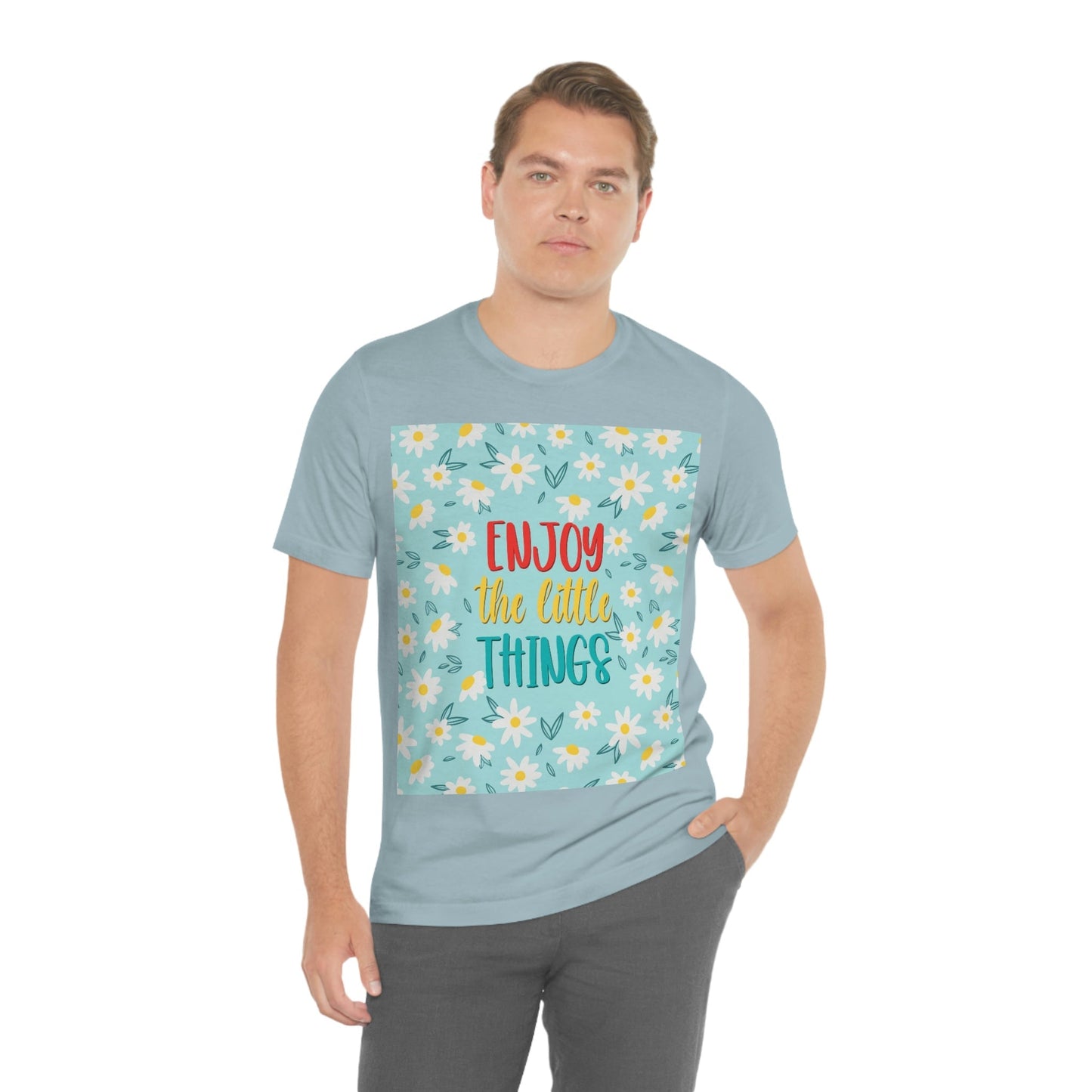 Enjoy The Little Things Art Unisex Jersey Short Sleeve T-Shirt Ichaku [Perfect Gifts Selection]