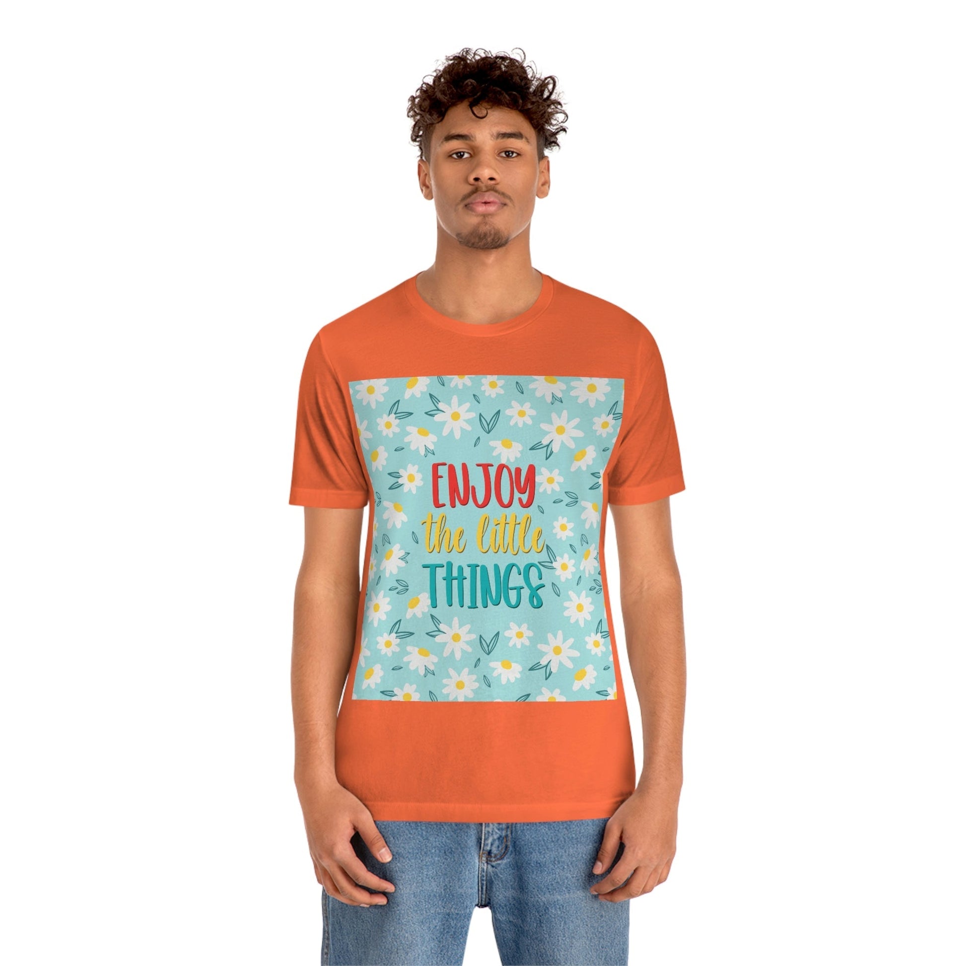 Enjoy The Little Things Art Unisex Jersey Short Sleeve T-Shirt Ichaku [Perfect Gifts Selection]