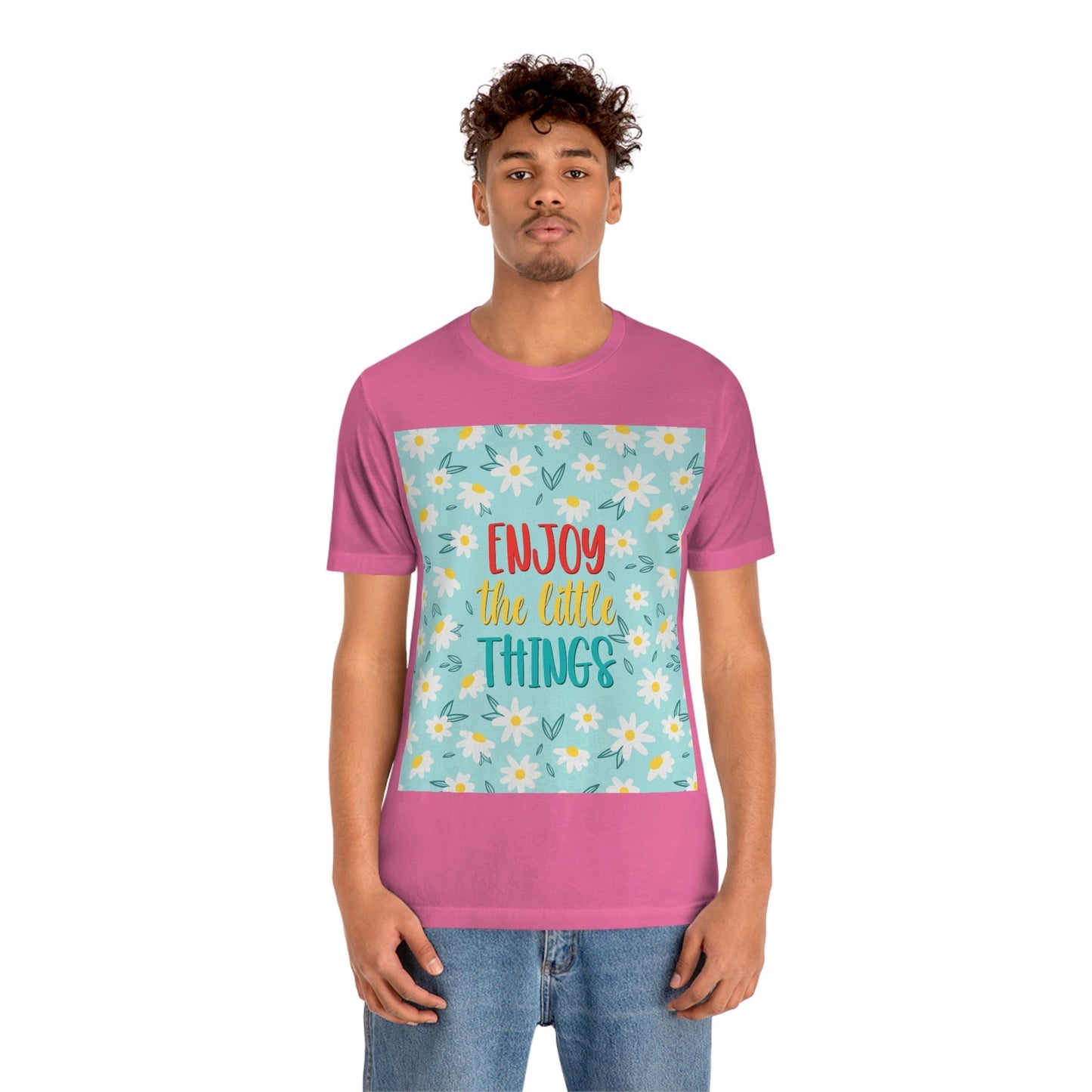 Enjoy The Little Things Art Unisex Jersey Short Sleeve T-Shirt Ichaku [Perfect Gifts Selection]