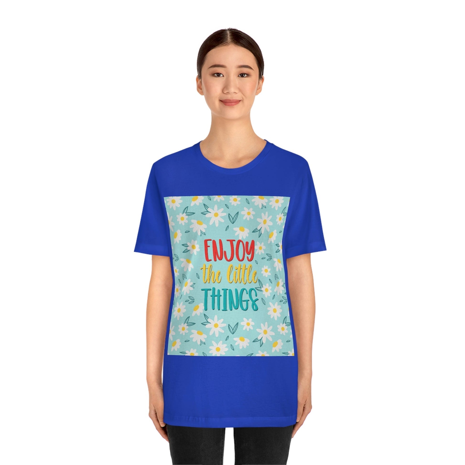 Enjoy The Little Things Art Unisex Jersey Short Sleeve T-Shirt Ichaku [Perfect Gifts Selection]