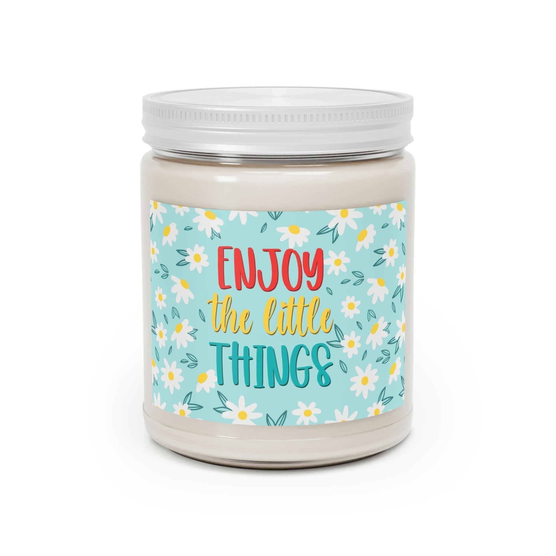 Enjoy The Little Things Scented Candle, Up to 60h, Soy Wax, 9oz Ichaku [Perfect Gifts Selection]