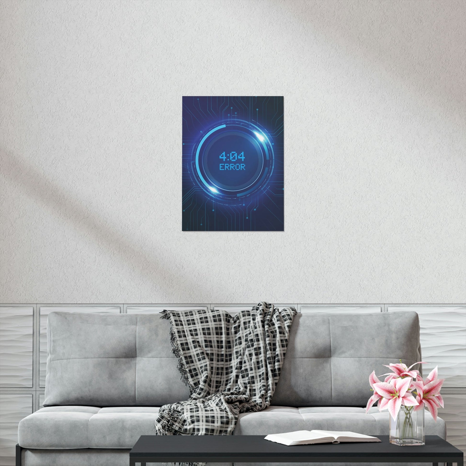 Error 404 Sci Fi The Time Movie TV Series Aliens IT Art Premium Matte Vertical Posters Ichaku [Perfect Gifts Selection]