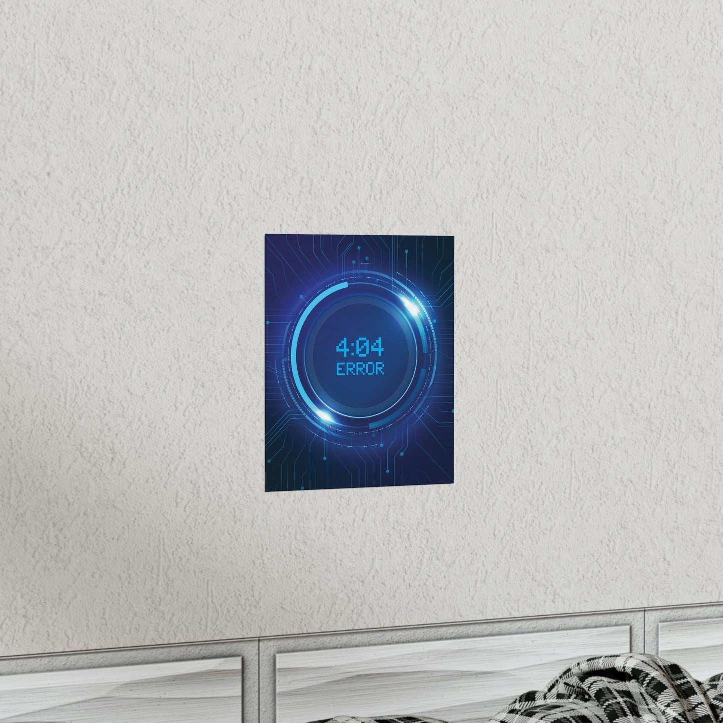 Error 404 Sci Fi The Time Movie TV Series Aliens IT Art Premium Matte Vertical Posters Ichaku [Perfect Gifts Selection]