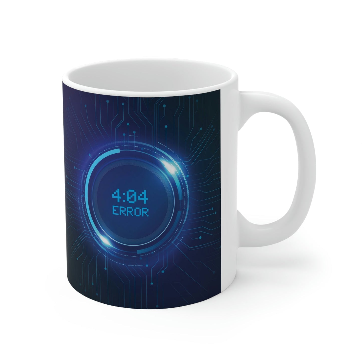 Error 404 Sci Fi The Time Movie TV Series Aliens IT Ceramic Mug 11oz Ichaku [Perfect Gifts Selection]