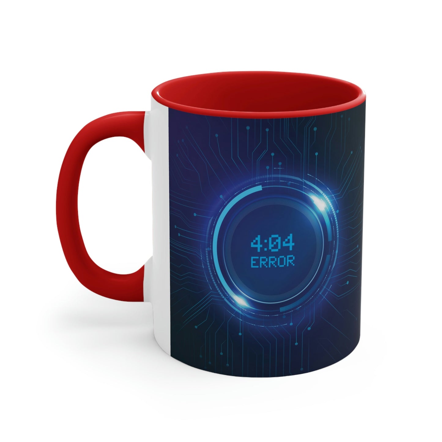 Error 404 Sci Fi The Time Movie TV Series Aliens IT Classic Accent Coffee Mug 11oz Ichaku [Perfect Gifts Selection]