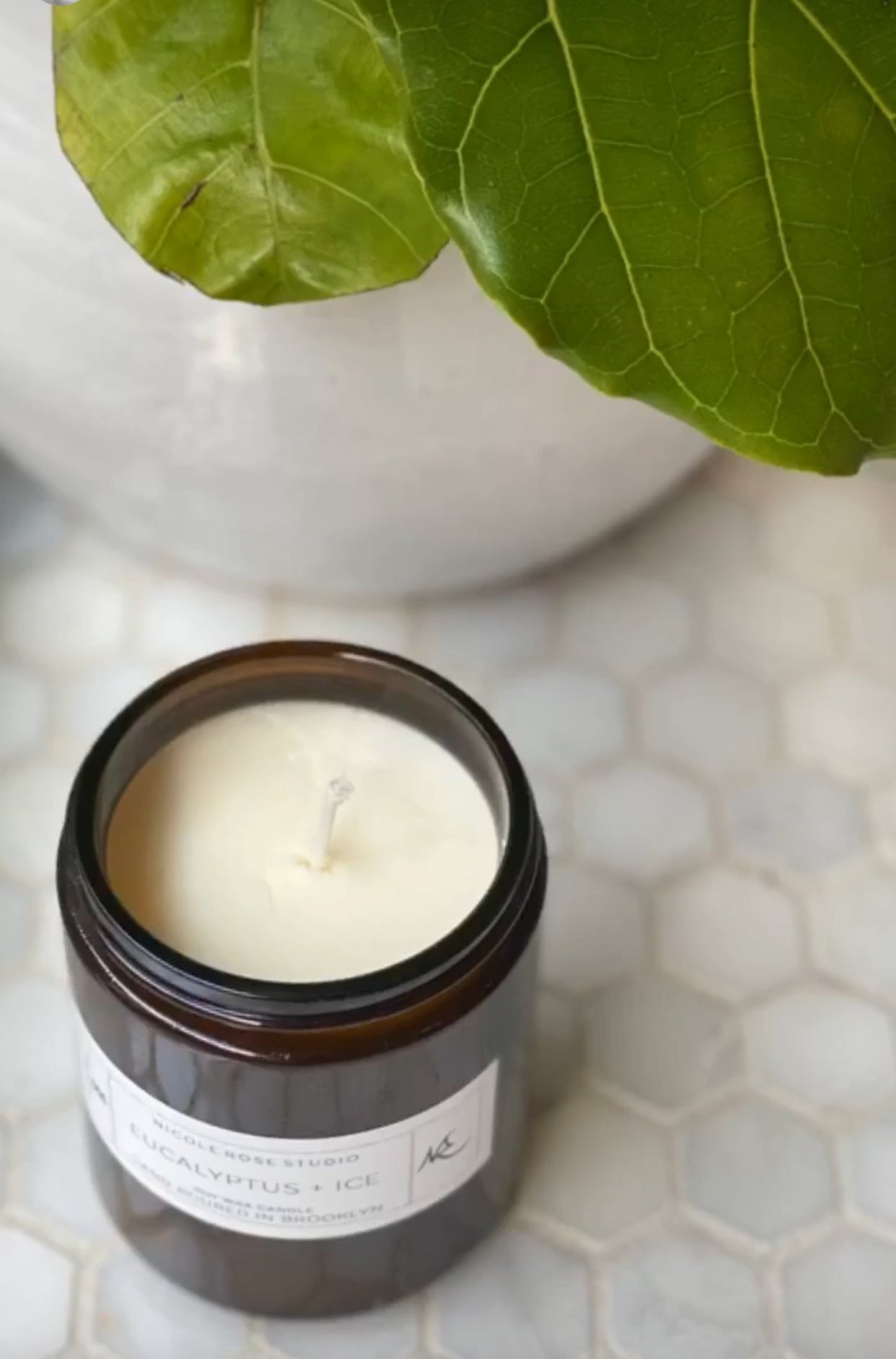 Eucalyptus + Ice Soy Wax Candle Ichaku [Perfect Gifts Selection]