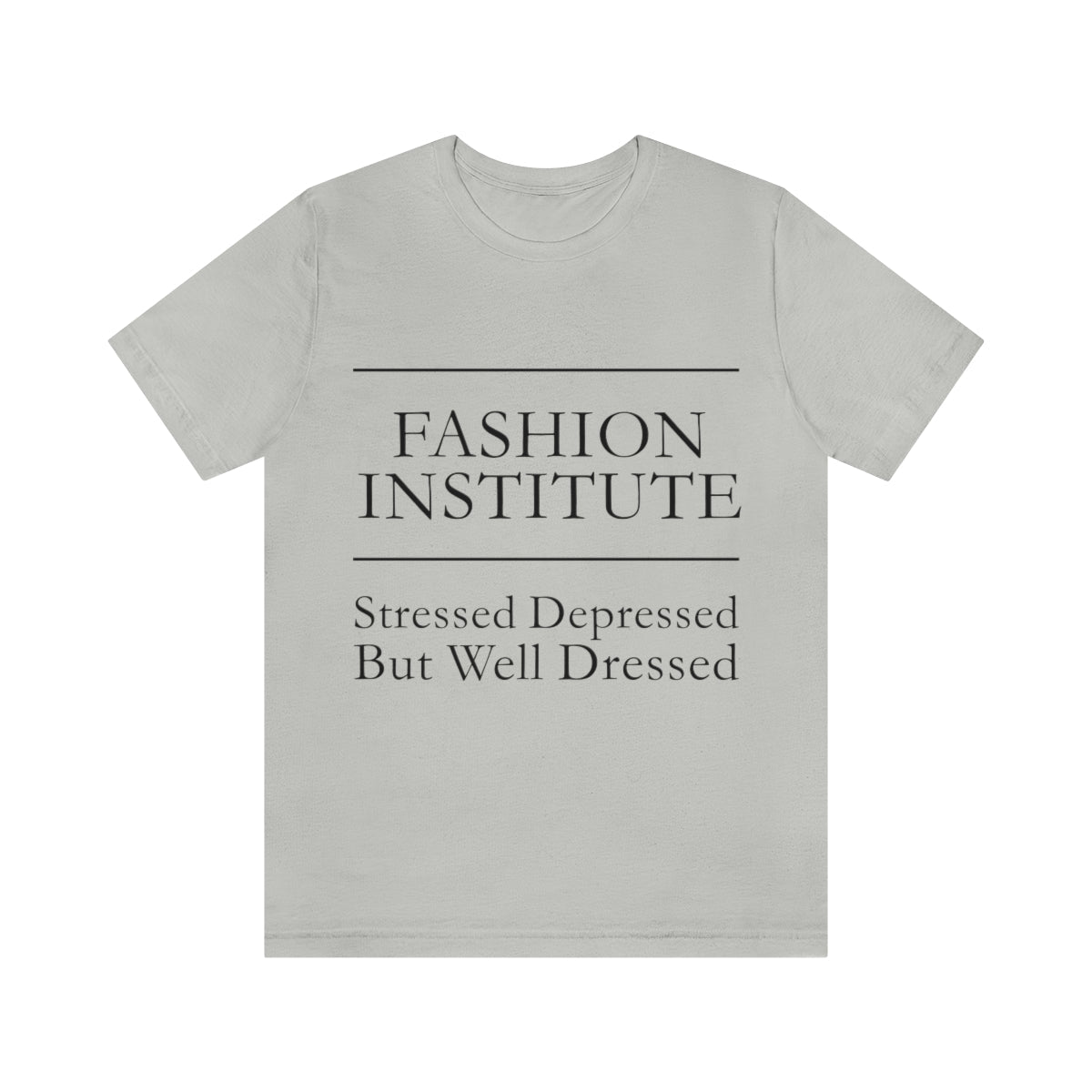 Fashion Institute Unisex Professional Humor Student Jersey Short Sleeve T-Shirt Ichaku [Perfect Gifts Selection]