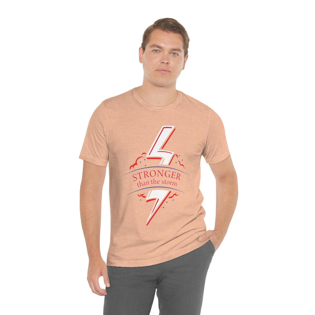 Florida Strong - Stronger Than The Storm Irma Unisex Jersey Short Sleeve T-Shirt Ichaku [Perfect Gifts Selection]