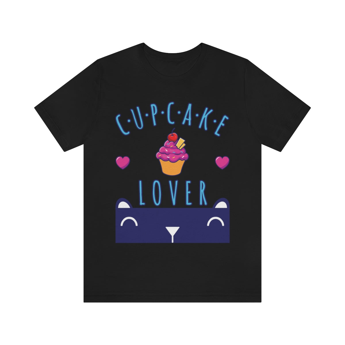 For Cupcake Lover Cats Food Unisex Jersey Short Sleeve T-Shirt Ichaku [Perfect Gifts Selection]