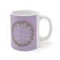 From Provence with love Lavender Frame Ceramic Mug 11oz Ichaku [Perfect Gifts Selection]